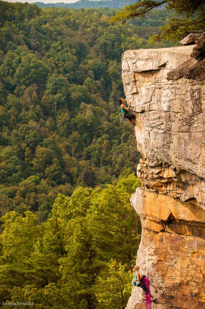 Climb the New River Gorge Cliffs